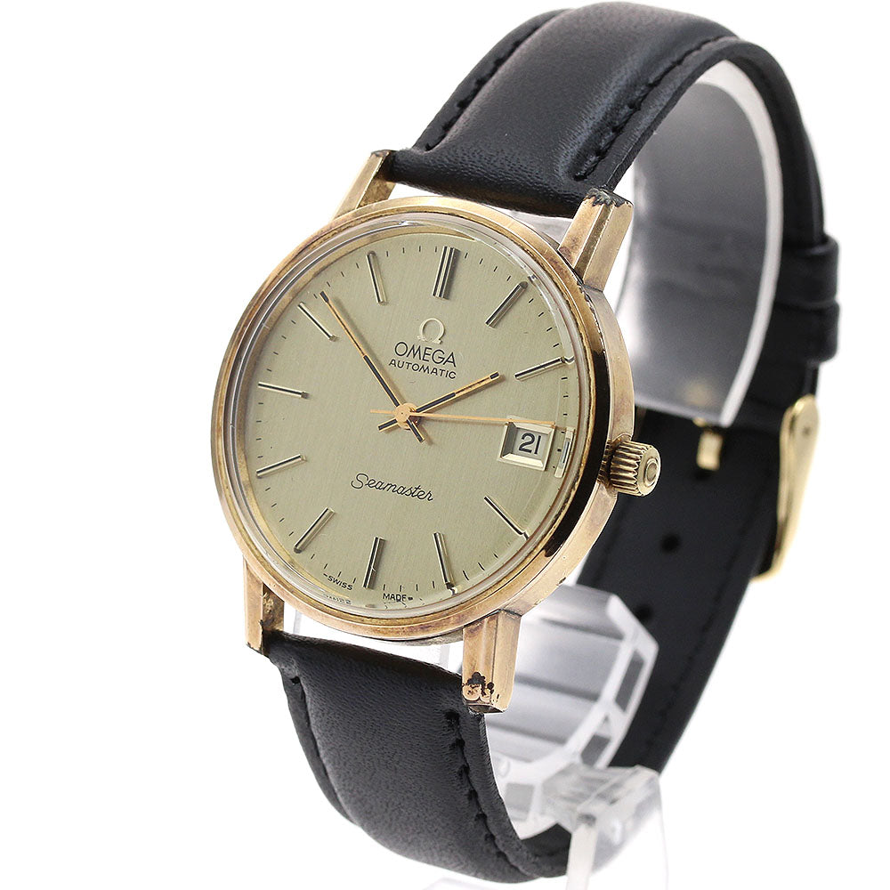 OMEGA Seamaster 166.0202 Date cal.1010 Gold Dial Automatic Men's Watch_907591