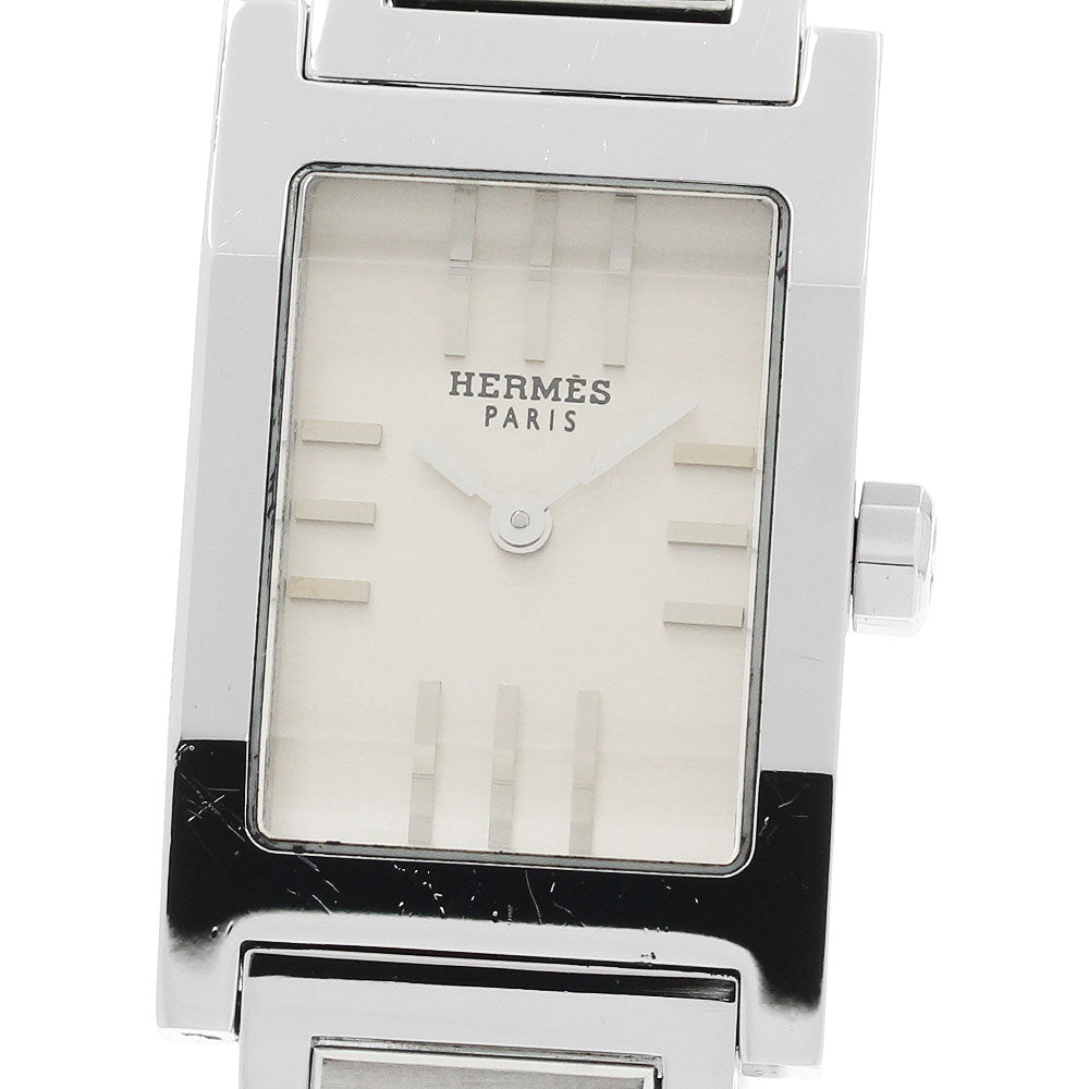 HERMES tandem TA1.210 Silver Dial Quartz Ladies Watch_907593