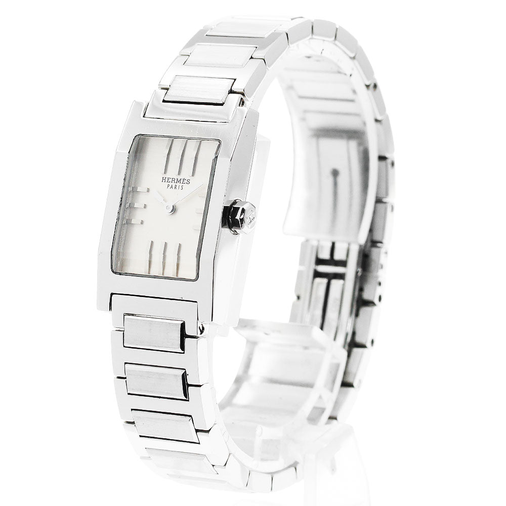 HERMES tandem TA1.210 Silver Dial Quartz Ladies Watch_907593