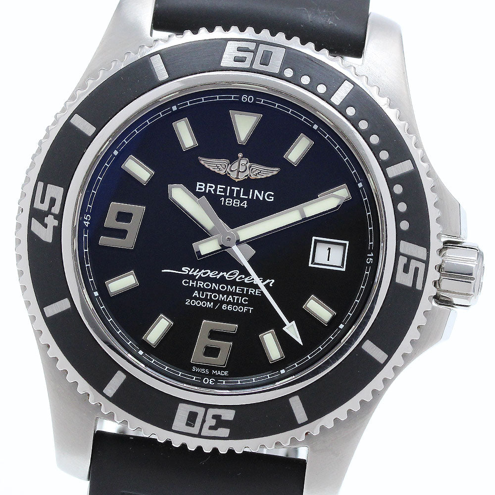 BREITLING Super Ocean 44 A17391 Date black Dial Automatic Men's Watch_907609