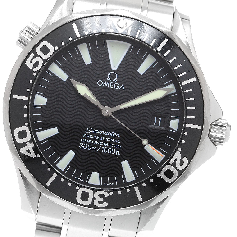 OMEGA Seamaster300 2254.50 Date black Dial Automatic Men's Watch_907613