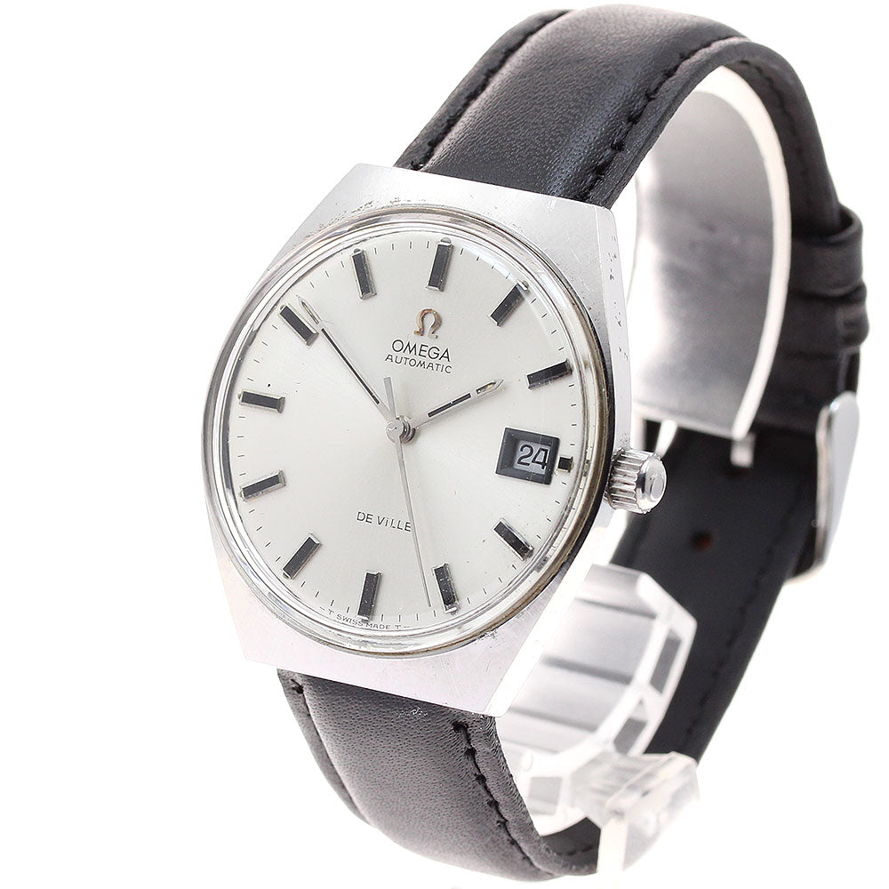 OMEGA De Ville 166.051 Date Silver Dial Automatic Men's Watch_907618