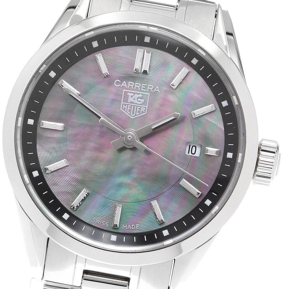 TAG HEUER Carrera WV1416.BA0793 Date Black shell Dial Quartz Ladies Watch_907619