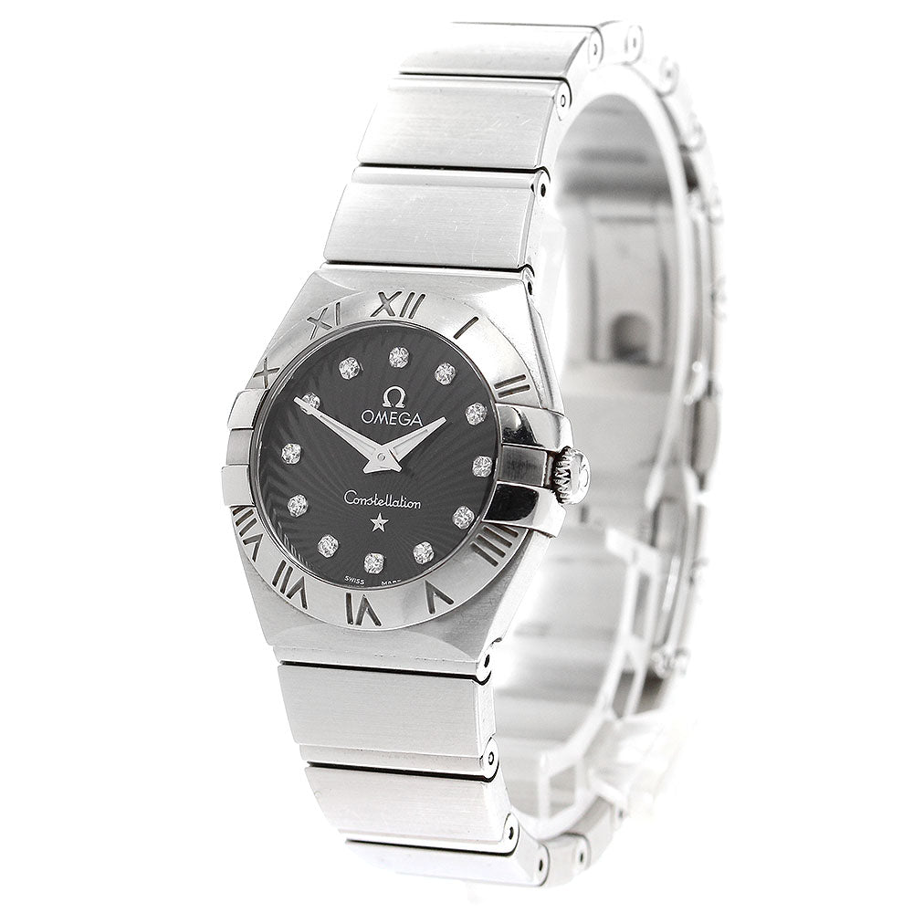 OMEGA Constellation 123.10.24.60.51.001 12P diamond Quartz Ladies Watch_907648