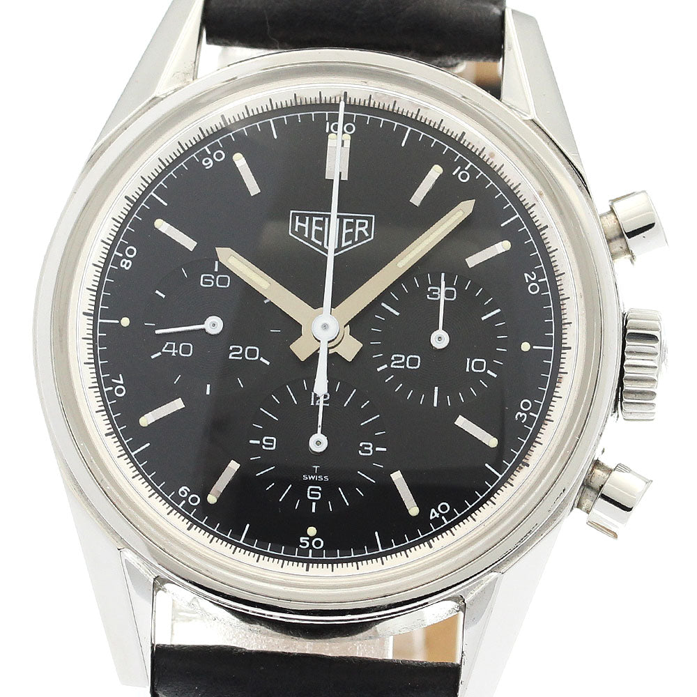 Heuer Carrera Classic CS3111.BC0725 Chronograph black Dial Hand Winding Men's Watch_907668