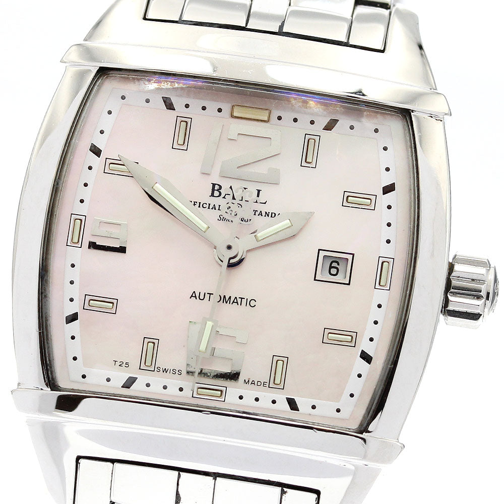 BALLWATCH conductor NL1068D Date shell dial White shell Dial Automatic Ladies Watch_907691