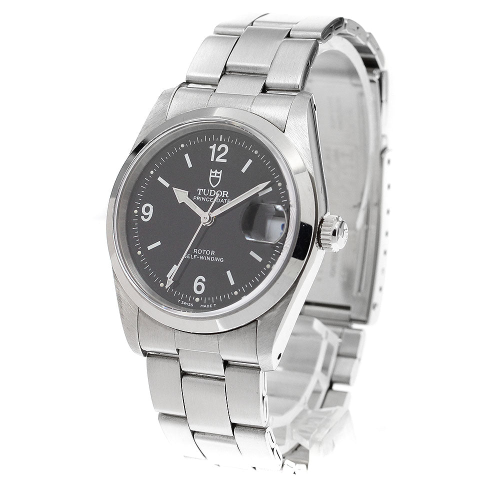 TUDOR Prince Date 74000N black Dial Automatic Boy's Watch_907692