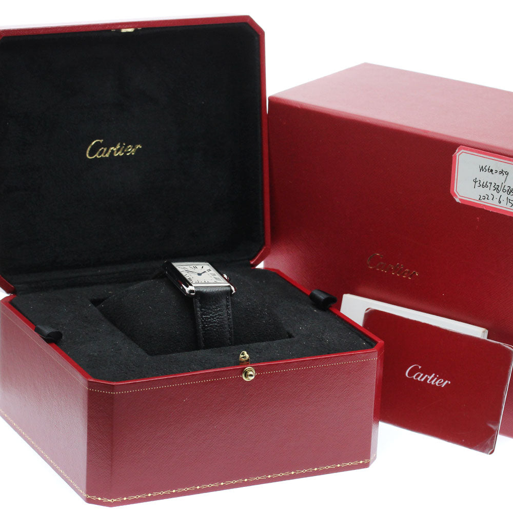 CARTIER tank mast LM WSTA0059 Solar Powered Beat Solar Powered Boy's_907709