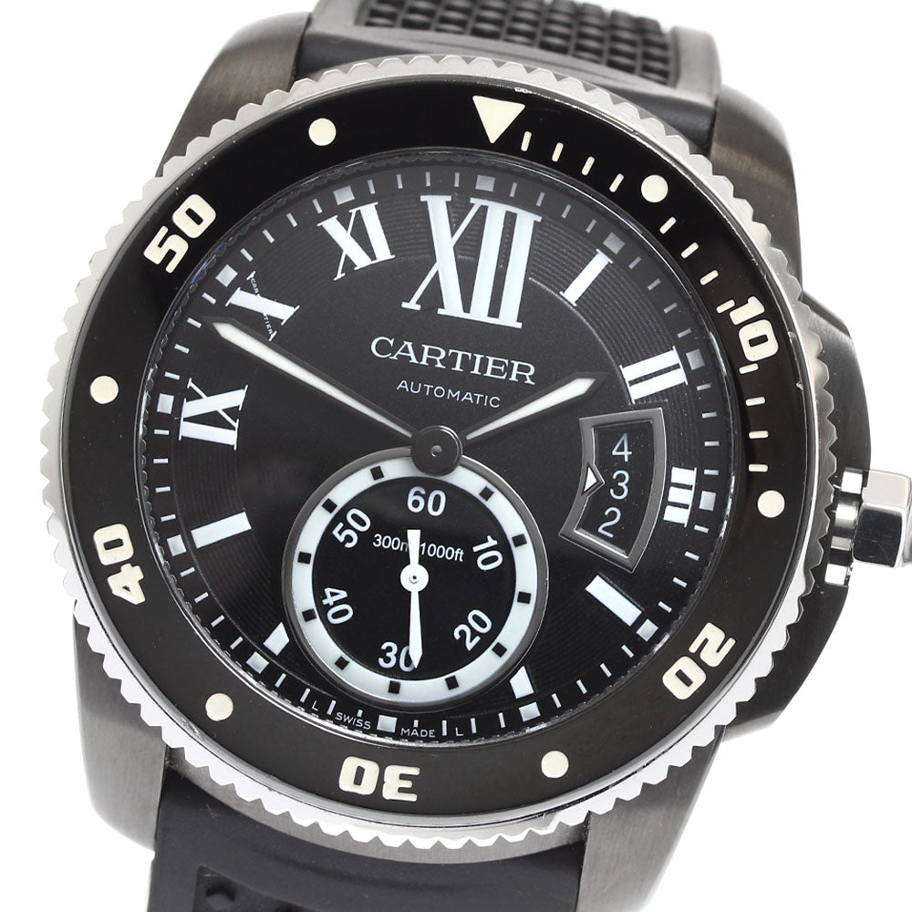 CARTIER Caliber de Cartier Diver WSCA0006 Date black Dial Automatic Men's Watch_907722