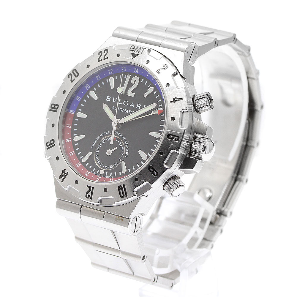 BVLGARI Diagono GMT40S GMT date black Dial Automatic Men's Watch_907737