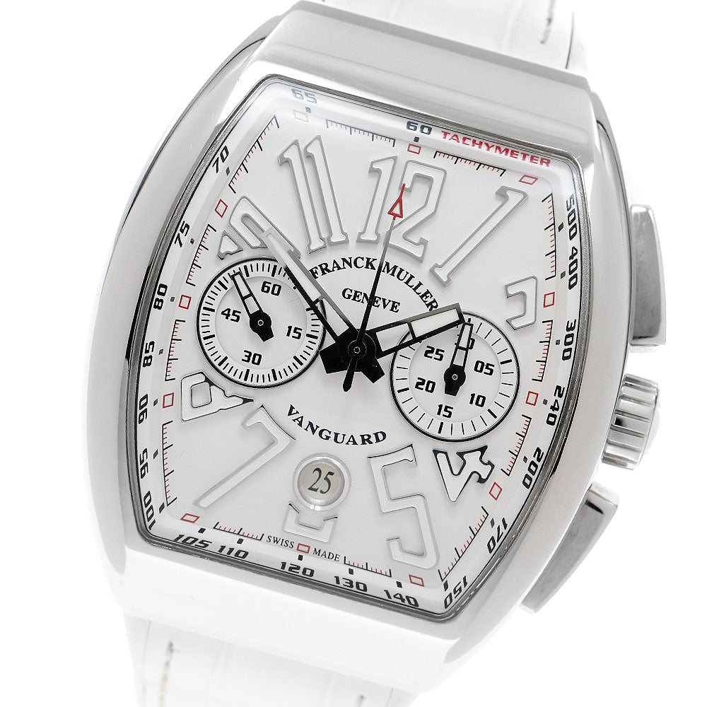 FRANCK MULLER Vanguard V45CCDT Chronograph Date white Dial Automatic Men's Watch_907757