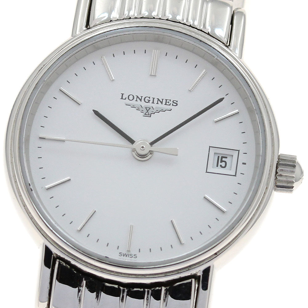 LONGINES Grand classic L4.220.4 Date white Dial Quartz Ladies Watch_907760