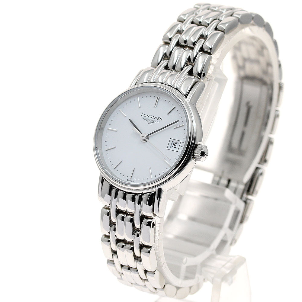 LONGINES Grand classic L4.220.4 Date white Dial Quartz Ladies Watch_907760