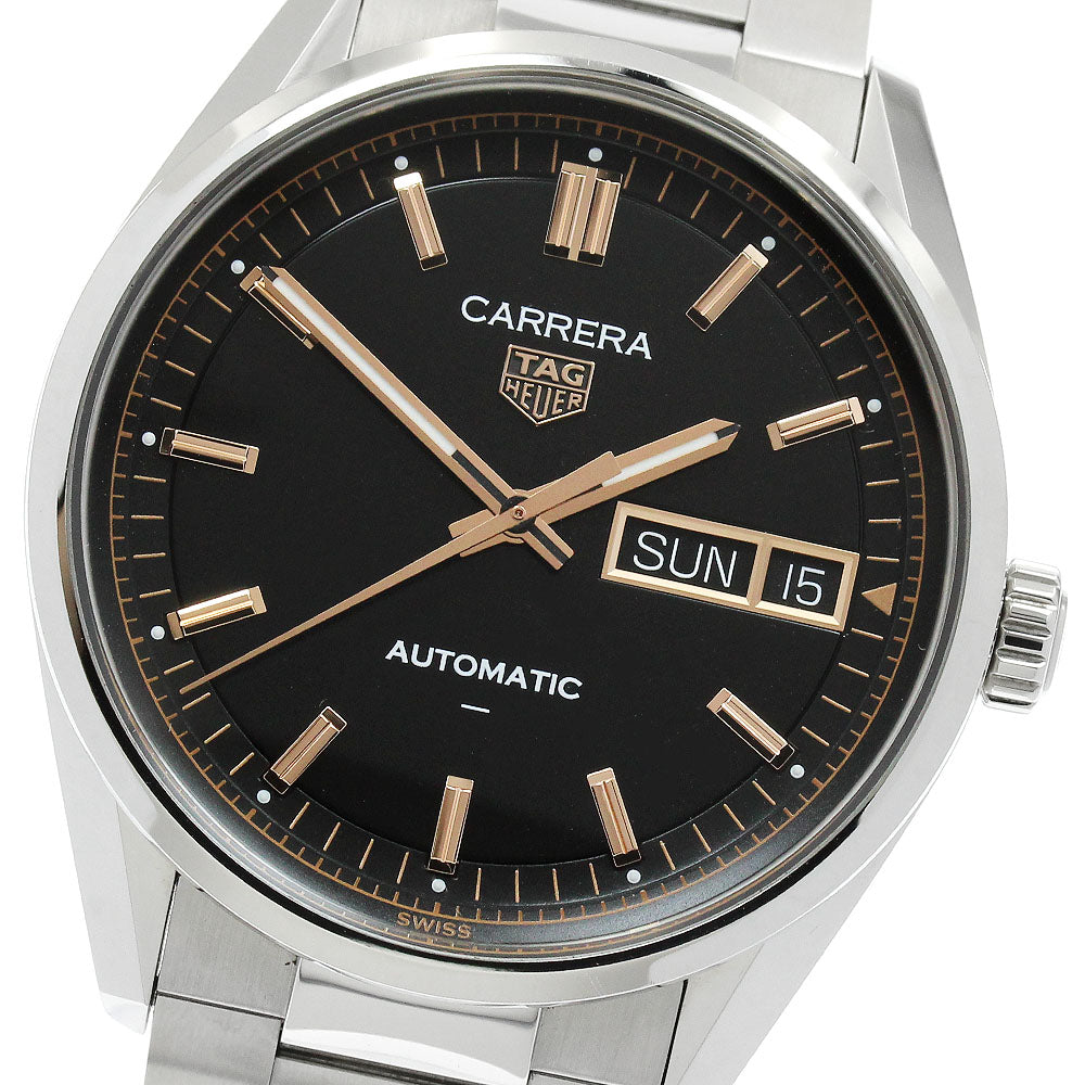 TAG HEUER Carrera WDA2111.BA0043 Day date black Dial Automatic Men's_907812