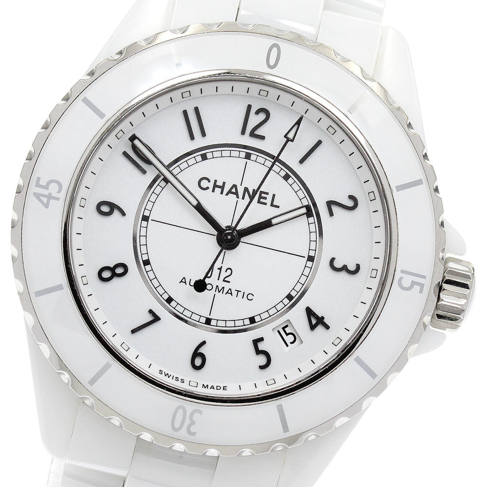 CHANEL J12 H5700 White ceramic 38MM white Dial Automatic Men's Watch_907816