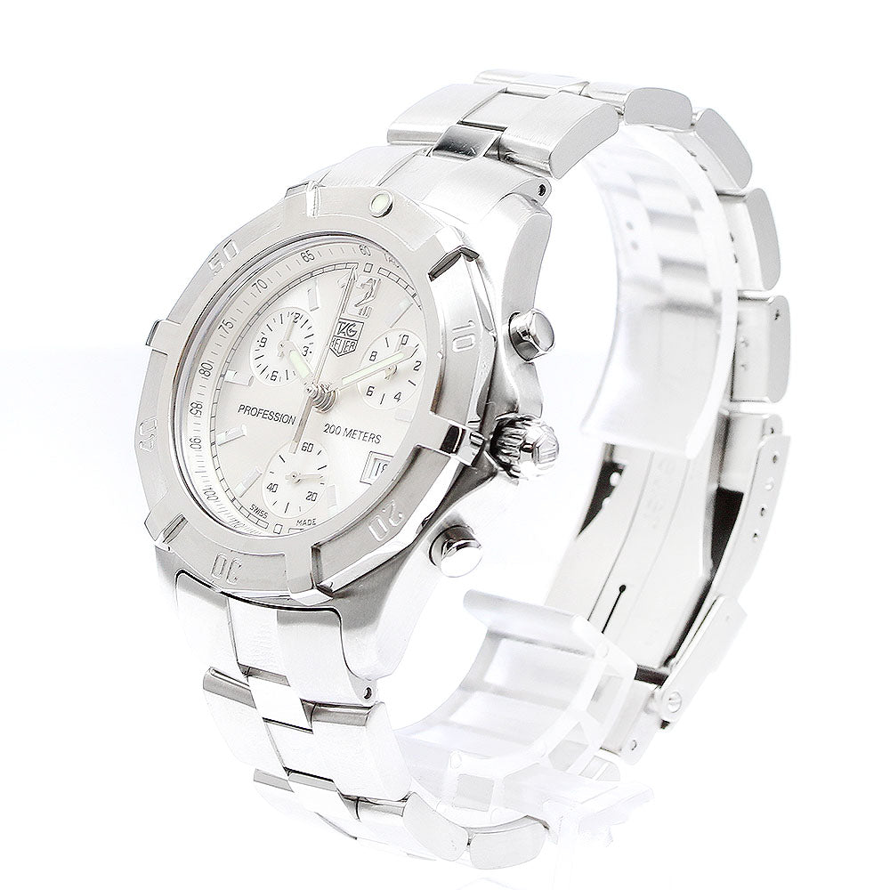 TAG HEUER Exclusive CN1111 Chronograph Silver Dial Quartz Men's Watch_907826