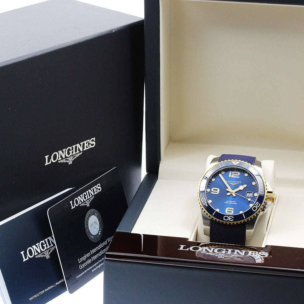LONGINES Hydro Conquest L3.781.3 Date blue Dial Automatic Men's Watch_907834