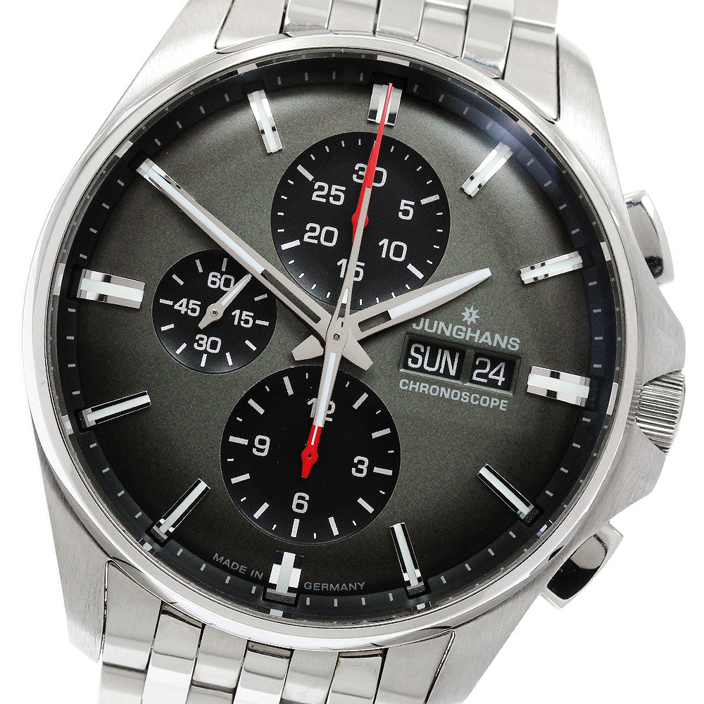 JUNGHANS Meister S Chronoscope 027/4023.45 day date Automatic Men's Watch_907846