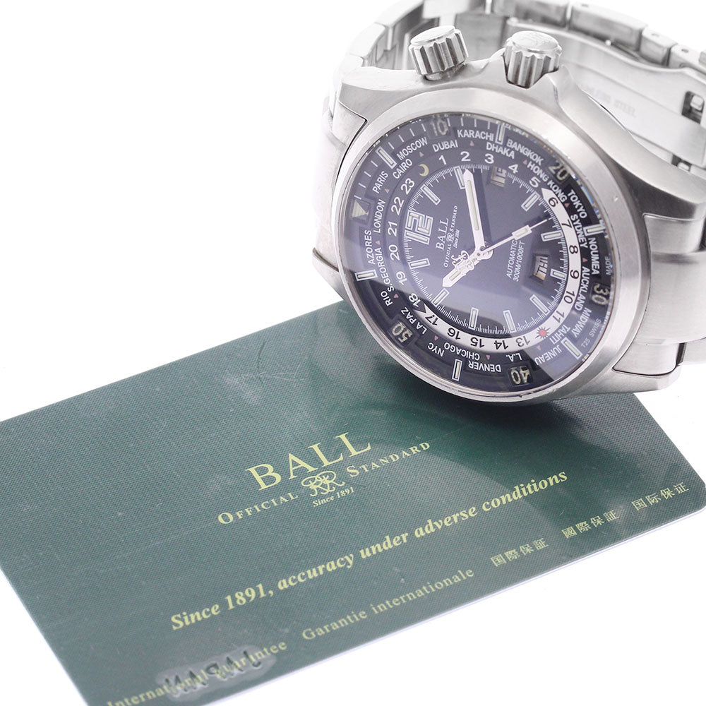 BALL WATCH Engineer Master II Diver World Time DG2022A-SAJ-BK Automatic_907854