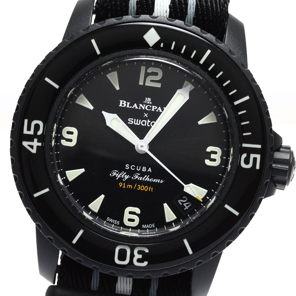 Blancpain Swatch x Blancpain SO35B400 Scuba Fifty Fathoms Men's Watch_907868