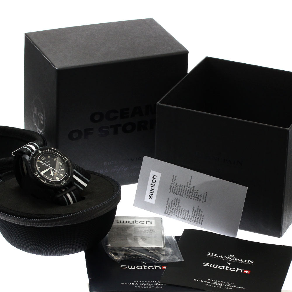 Blancpain Swatch x Blancpain SO35B400 Scuba Fifty Fathoms Men's Watch_907868