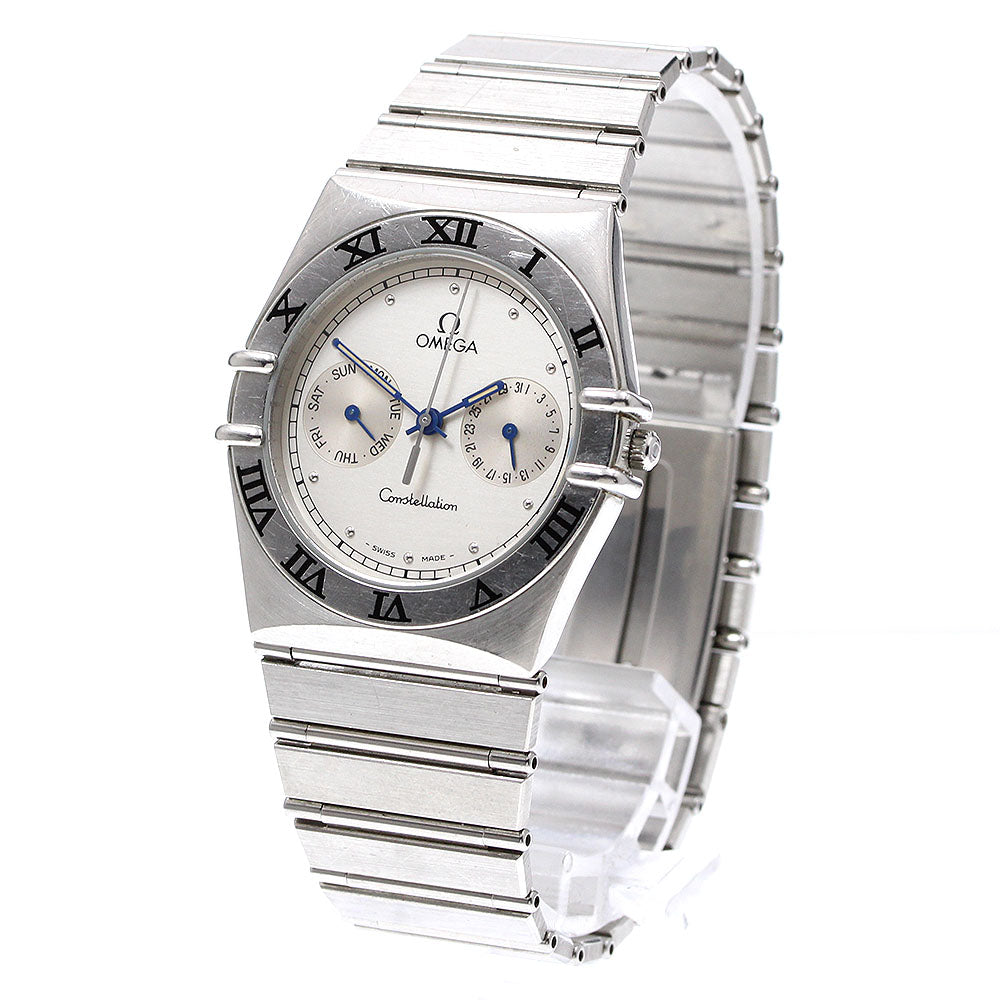 OMEGA Constellation Day date Silver Dial Quartz Men's Watch_907883