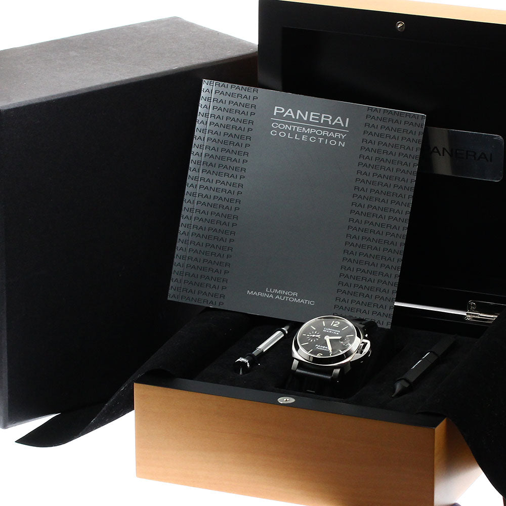 PANERAI Luminor Marina PAM00048 Small Second Date Automatic Men's Watch_908194