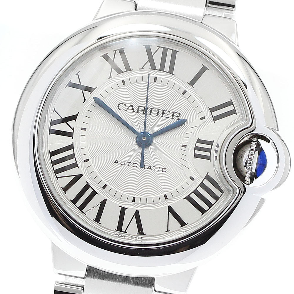 CARTIER Baron Blue MM W6920071 Silver Dial Automatic Boy's Watch_908197