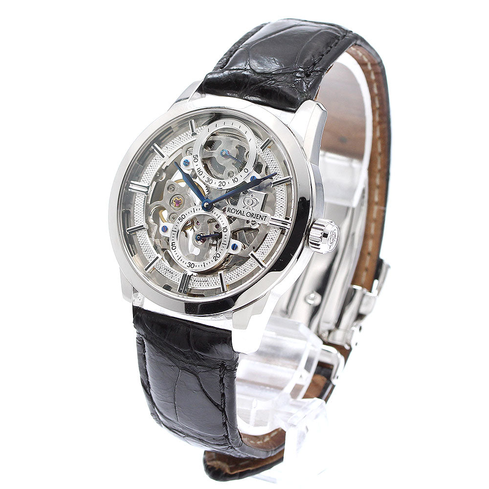 ORIENT Royal Orient WE0031FQ Power reserve skeleton Dial Hand Winding Men's Watch_908200