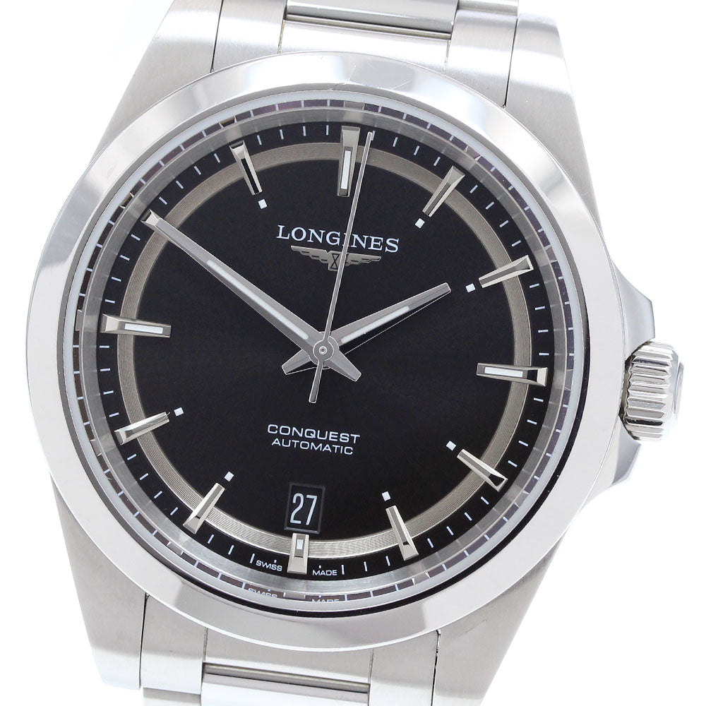LONGINES Conquest L3.720.4 Date black Dial Automatic Boy's Watch_908202