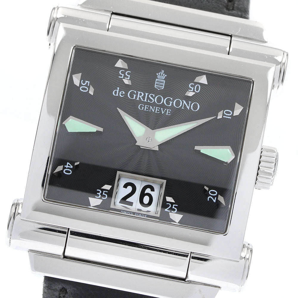 de GRISOGONO Grande Date black Dial Automatic Men's Watch_908218