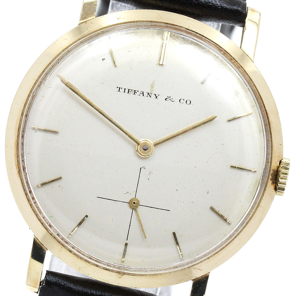 TIFFANY&Co. K14YG small second cal.1525 Hand Winding Men's Watch_908245