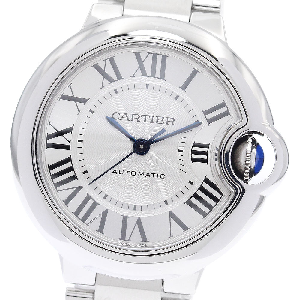 CARTIER Baron Blue MM W6920071 Silver Dial Automatic Boy's Watch_908252