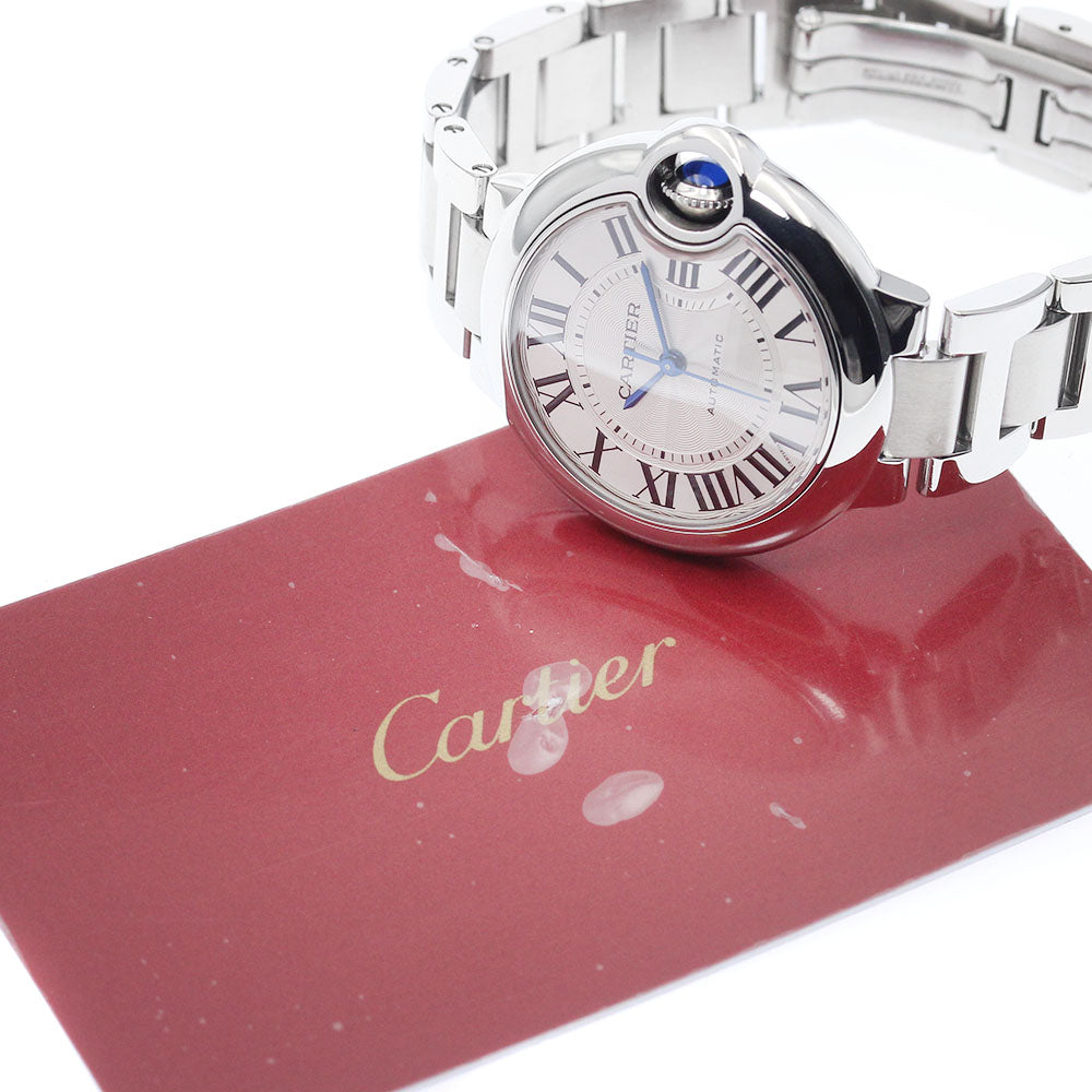 CARTIER Baron Blue MM W6920071 Silver Dial Automatic Boy's Watch_908252