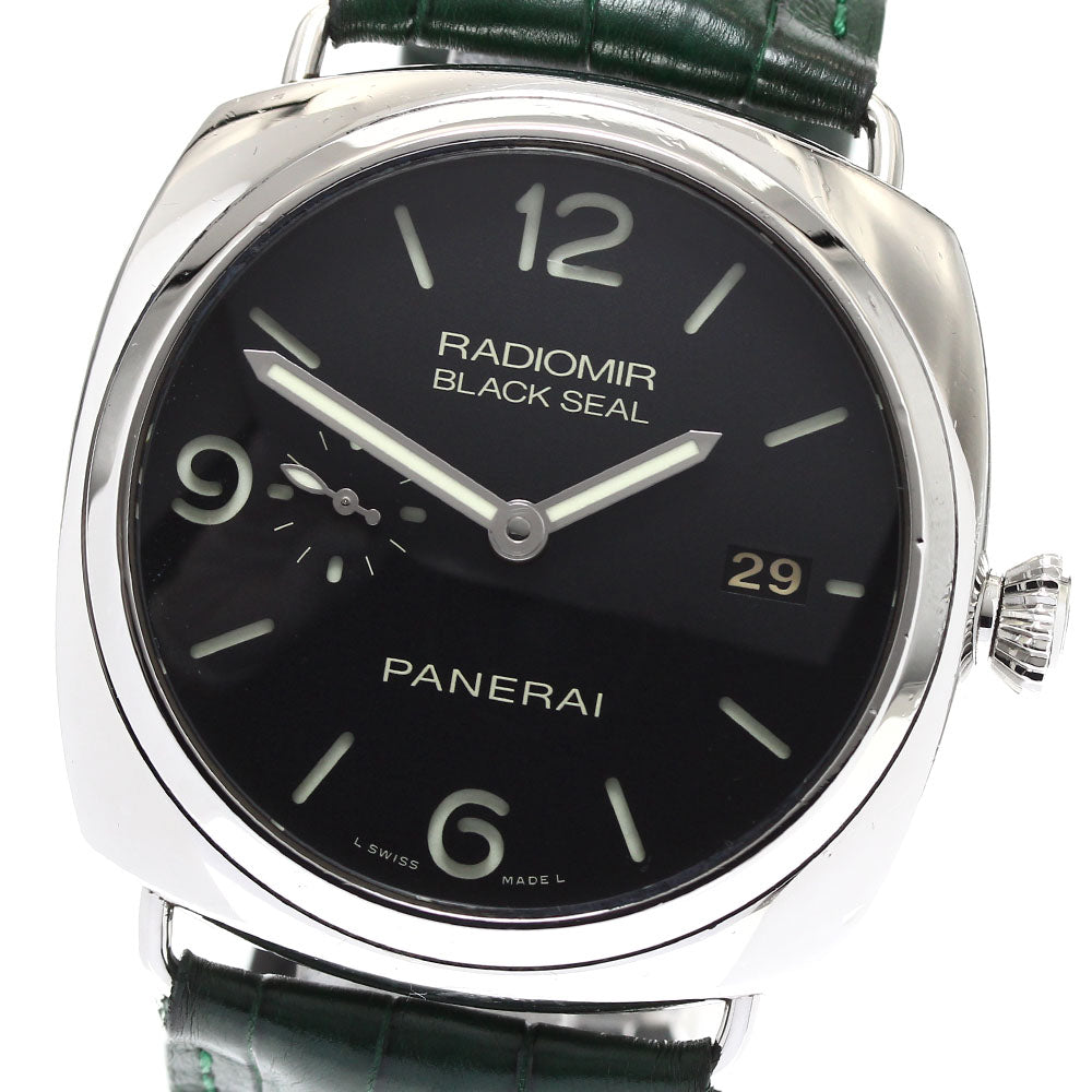PANERAI Radiomir Black Seal PAM00388 Date Small Second black Dial Automatic Men's Watch_908258