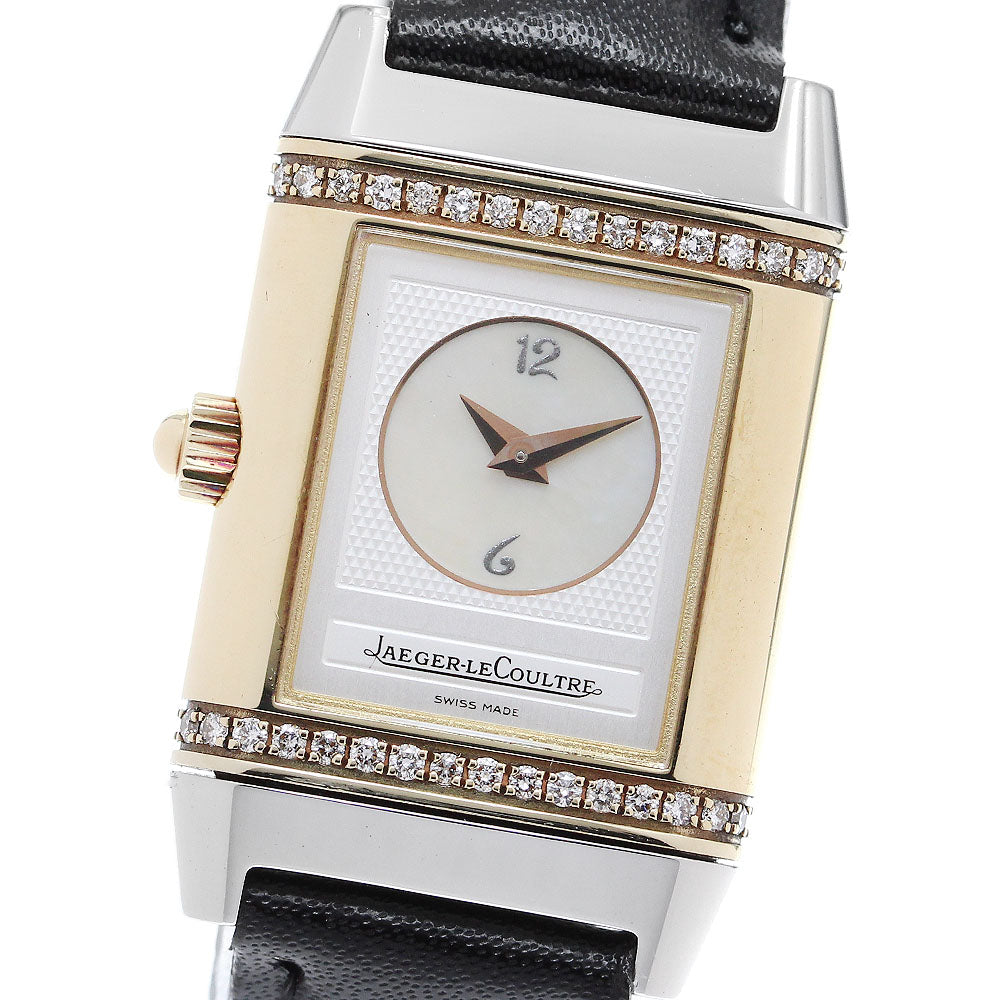 JAEGER-LECOULTRE Reverso Duet 266.5.44/Q266511F Diamond Bezel HW Ladies_908260