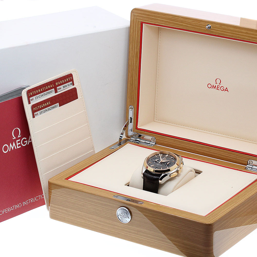 OMEGA Seamaster Aqua Terra 231.23.43.52.06.001 Chronograph Co-Axial GMT gray Dial Automatic Men's Watch_908272