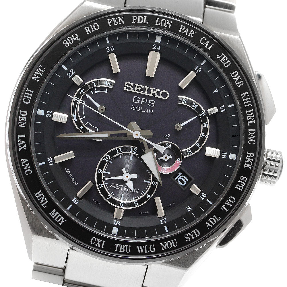 SEIKO Astron SBXB123/8X53-0AV0-2 GPS Solar Powered Radio Men's Watch_908292