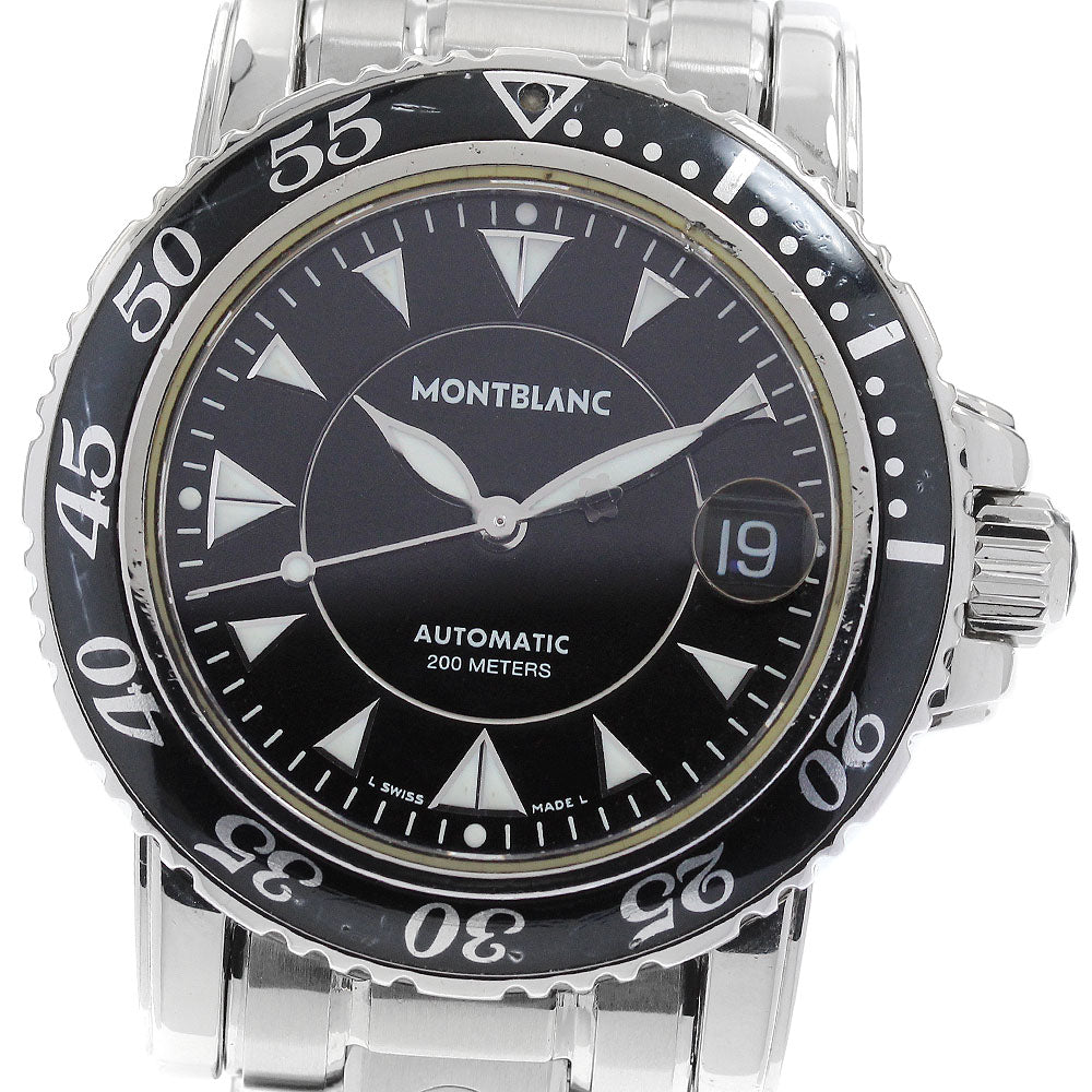 MONTBLANC Meistersteck 7035 Date black Dial Automatic Men's Watch_908293