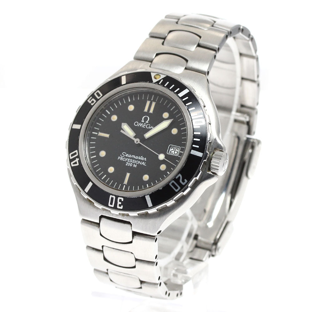 OMEGA Seamaster200 Date black Dial Quartz Men's Watch_908294
