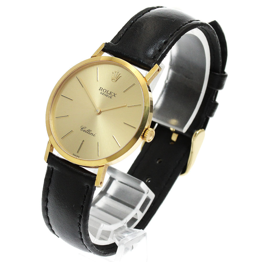 ROLEX Cellini 4112 cal.1601 gold Dial Hand Winding Men's Watch_908317
