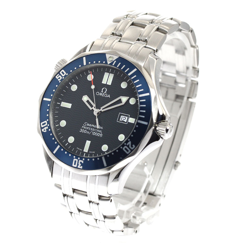 OMEGA Seamaster300 2541.80 Date Navy Dial Quartz Men's Watch_908361
