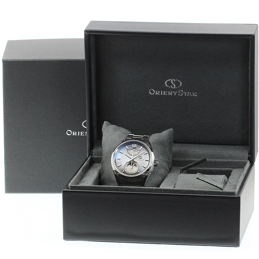 ORIENT M34 127 Mechanical RK-AY0201A Moon phase power reserve shell Dial Automatic Men's Watch_908364