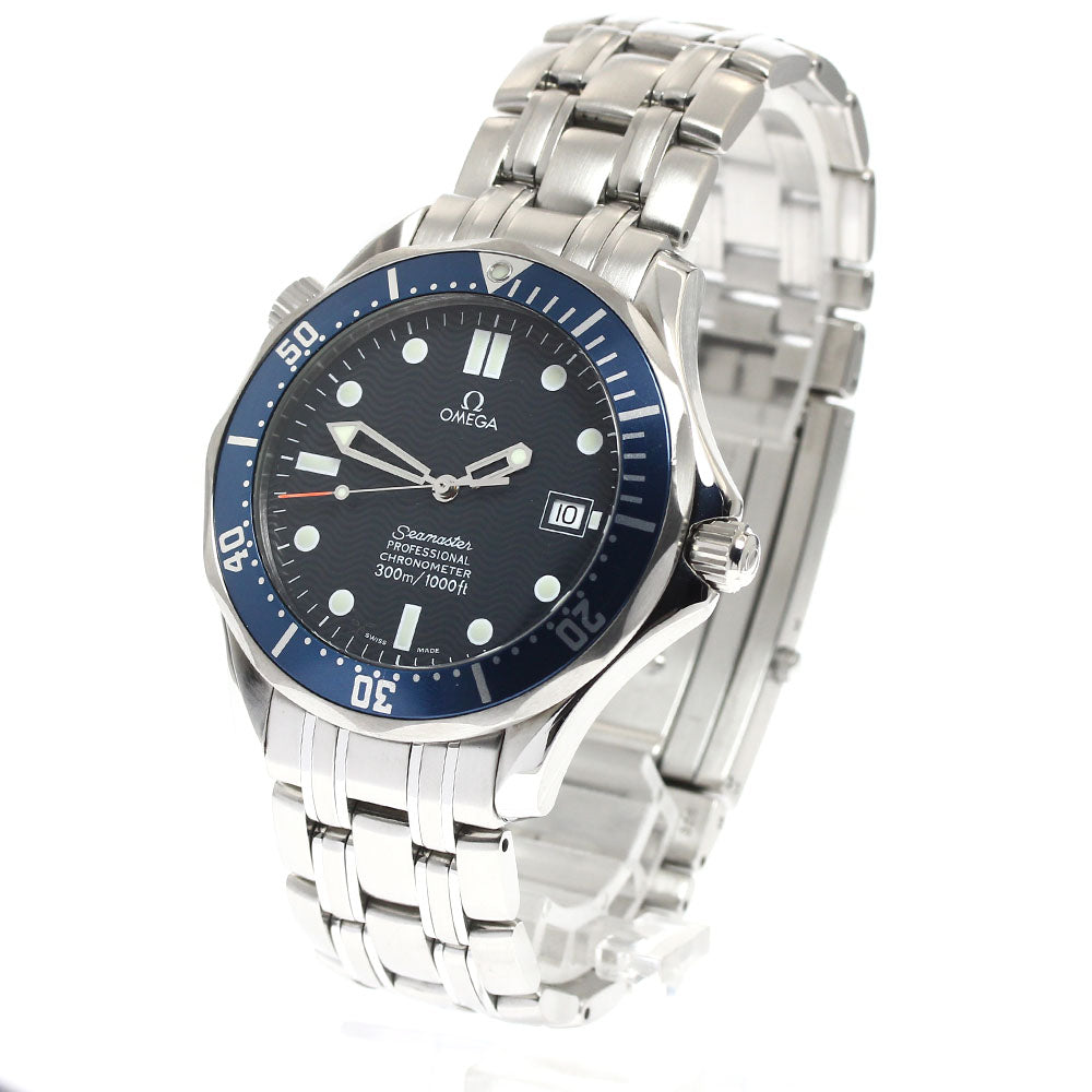 OMEGA Seamaster300 2531.80 Date Navy Dial Automatic Men's Watch_908368