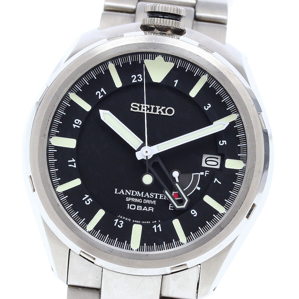 SEIKO Prospex Landmaster 5R66-0AY1/SBDB015 GMT Spring drive Men's Watch_908372