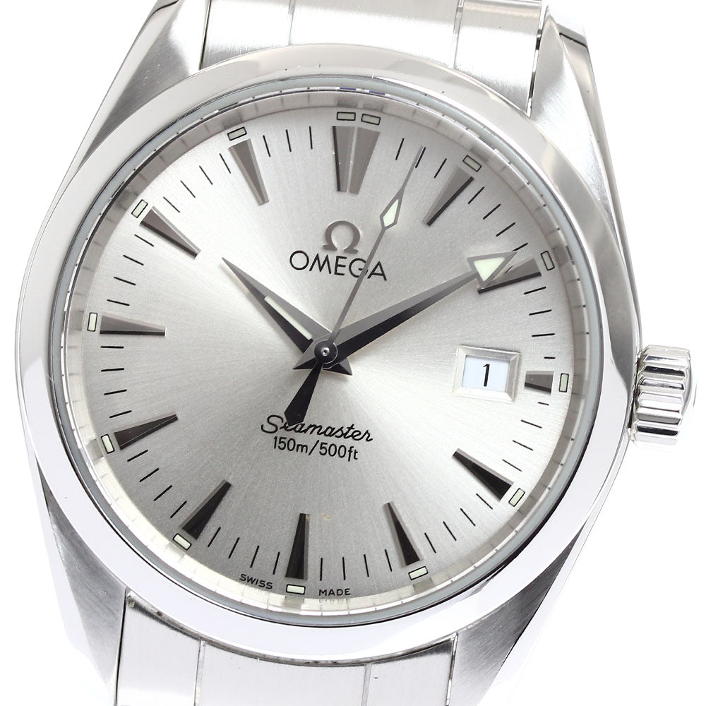 OMEGA Seamaster Aqua Terra 2518.30 Date Silver Dial Quartz Men's Watch_908381