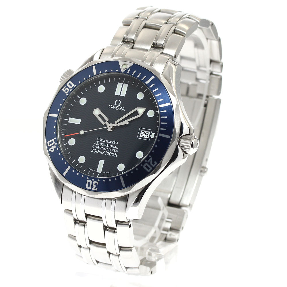 OMEGA Seamaster300 2531.80 Date Navy Dial Automatic Men's Watch_908388
