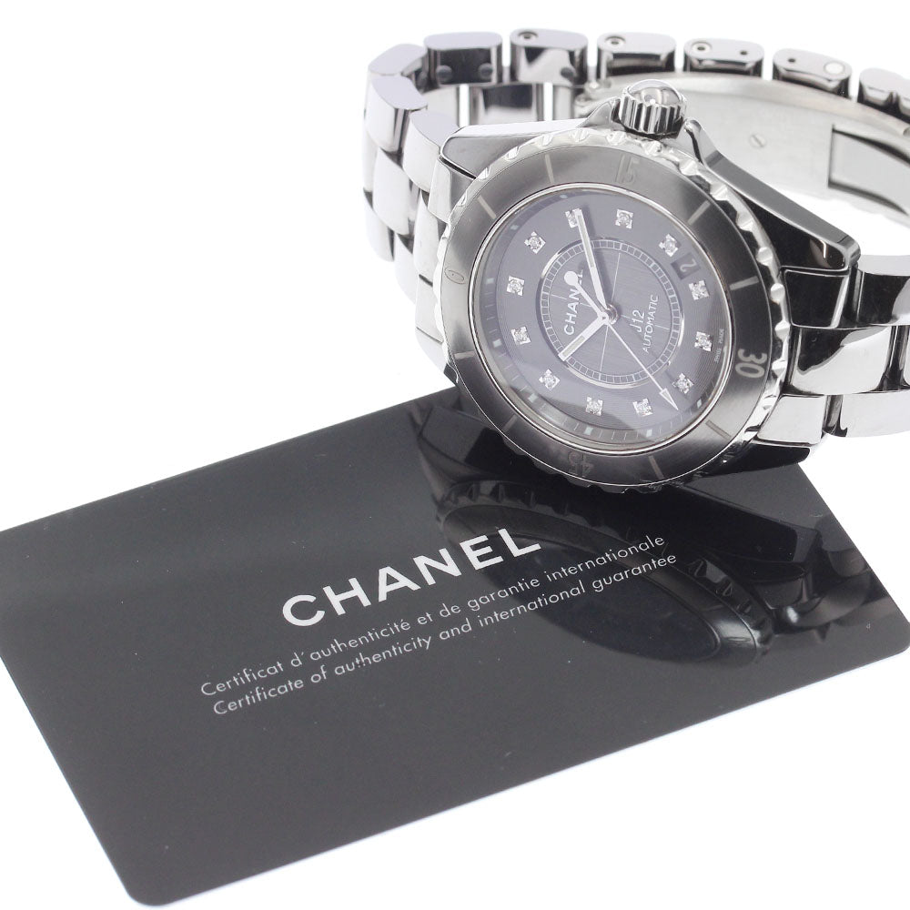 CHANEL J12 Chromatic H3242 12P diamond gray Dial Automatic Men's Watch_908390