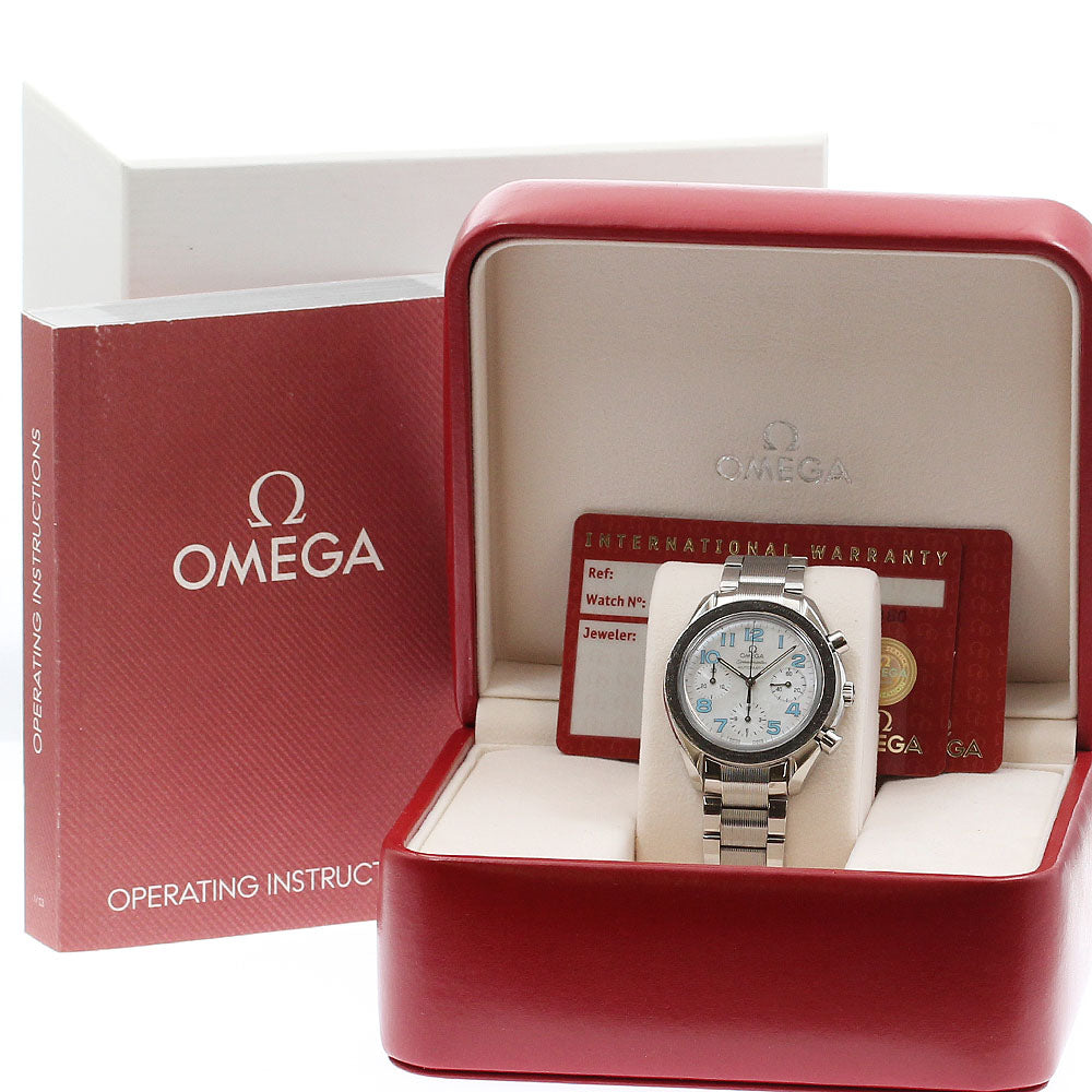 OMEGA Speedmaster 3534.71 Chronograph White shell Dial Automatic Men's Watch_908401