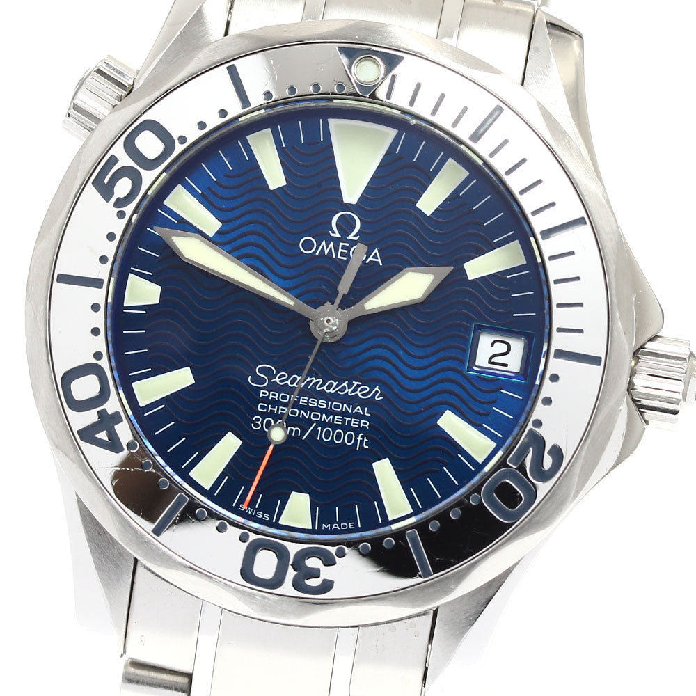 OMEGA Seamaster300 2253.80 Date Blue Dial Automatic Boy's Watch_908404